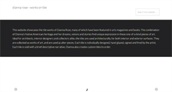Desktop Screenshot of diannarosetile.com